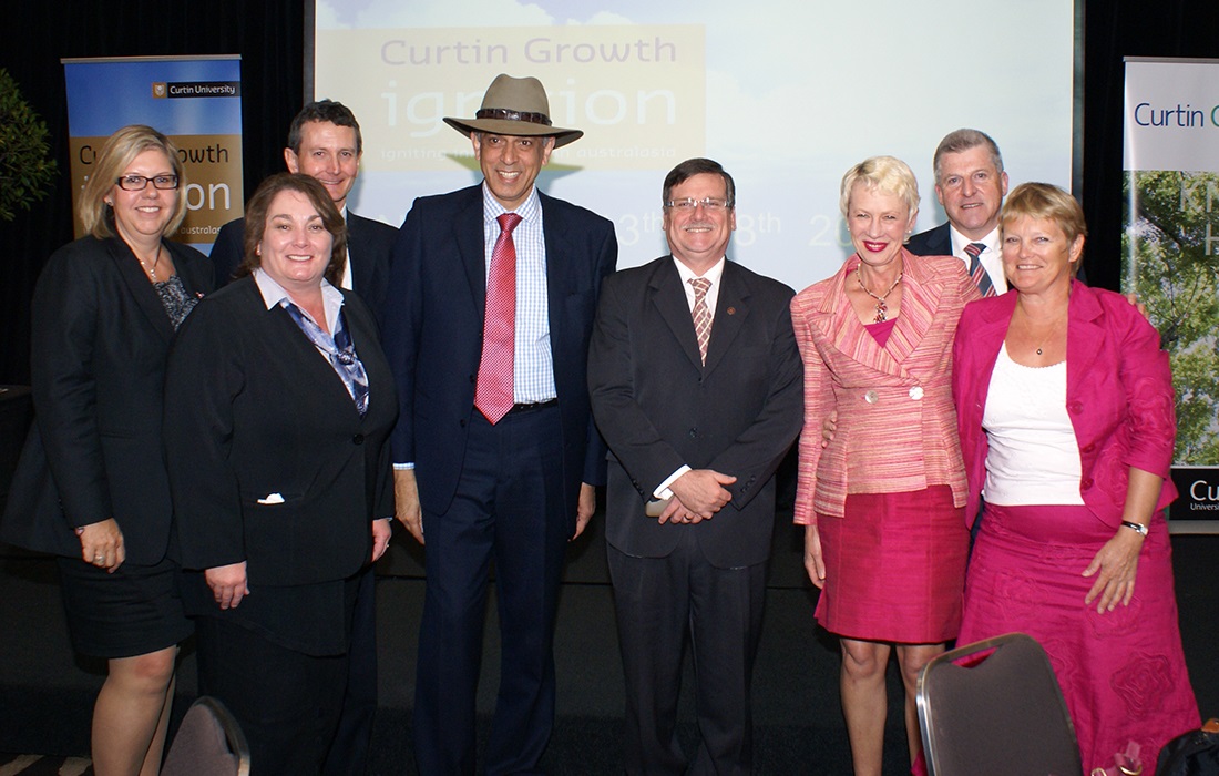 Photo of staff from the SBDC and Curtin Business School at the launch of the Curtin Ignition Program.