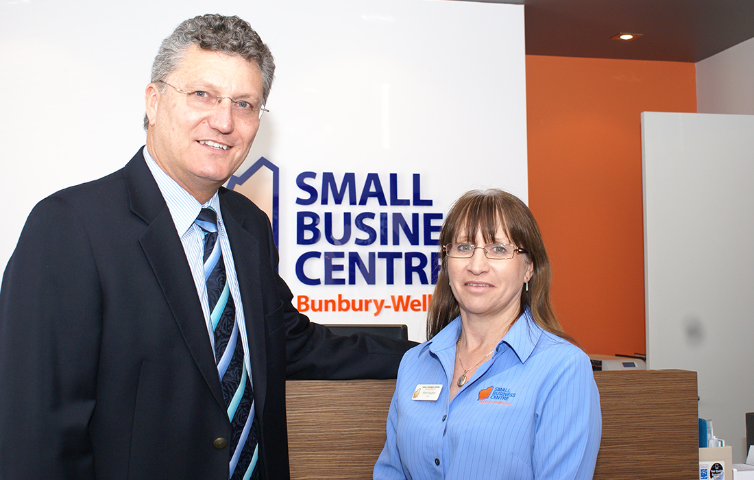 Photo of David Eaton, Western Australia's first Small Business Commissioner, at one of the SBDC's Small Business Centres.